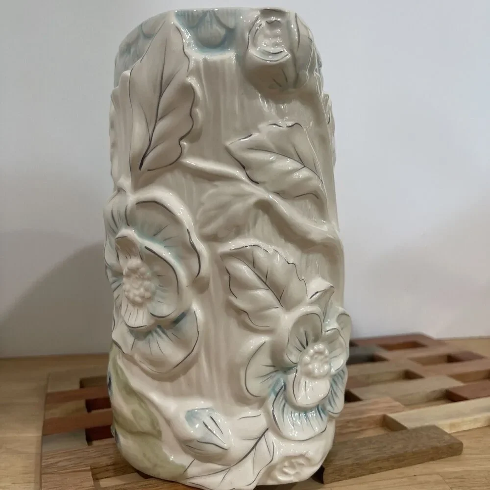 Edie Rose Peacock Collection Cookie Jar No Lid